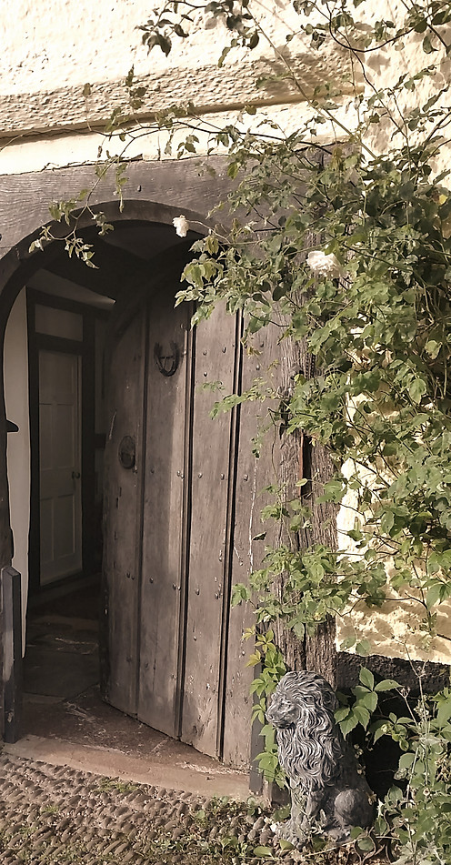 West Lynch Farm medieval front door 15C